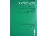 obrázek Bachtíková Vlasta Pět miniatur pro sopránovou zobcovou flétnu a kytaru
