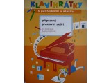 obrázek Klavihrátky s pastelkami u klavíru přípravný pracovní sešit